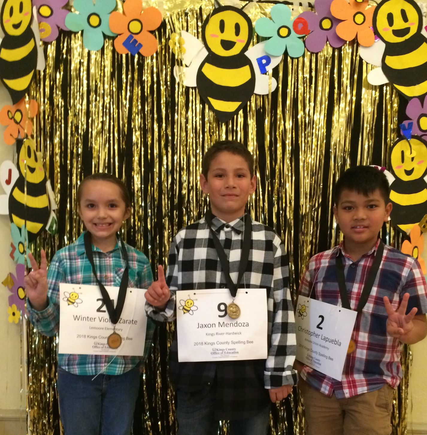 2nd grade spelling bee winners